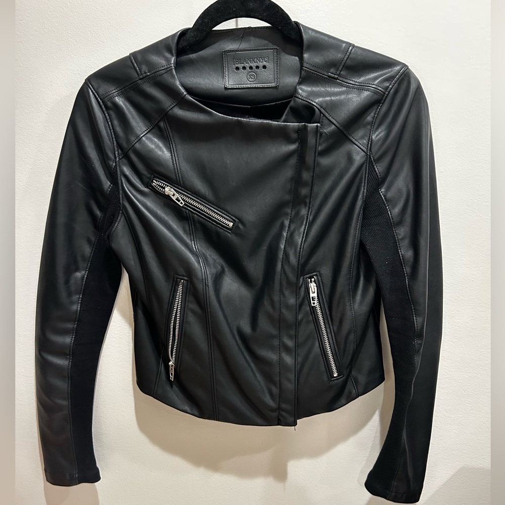 Blank NYC Leather Moto Jacket